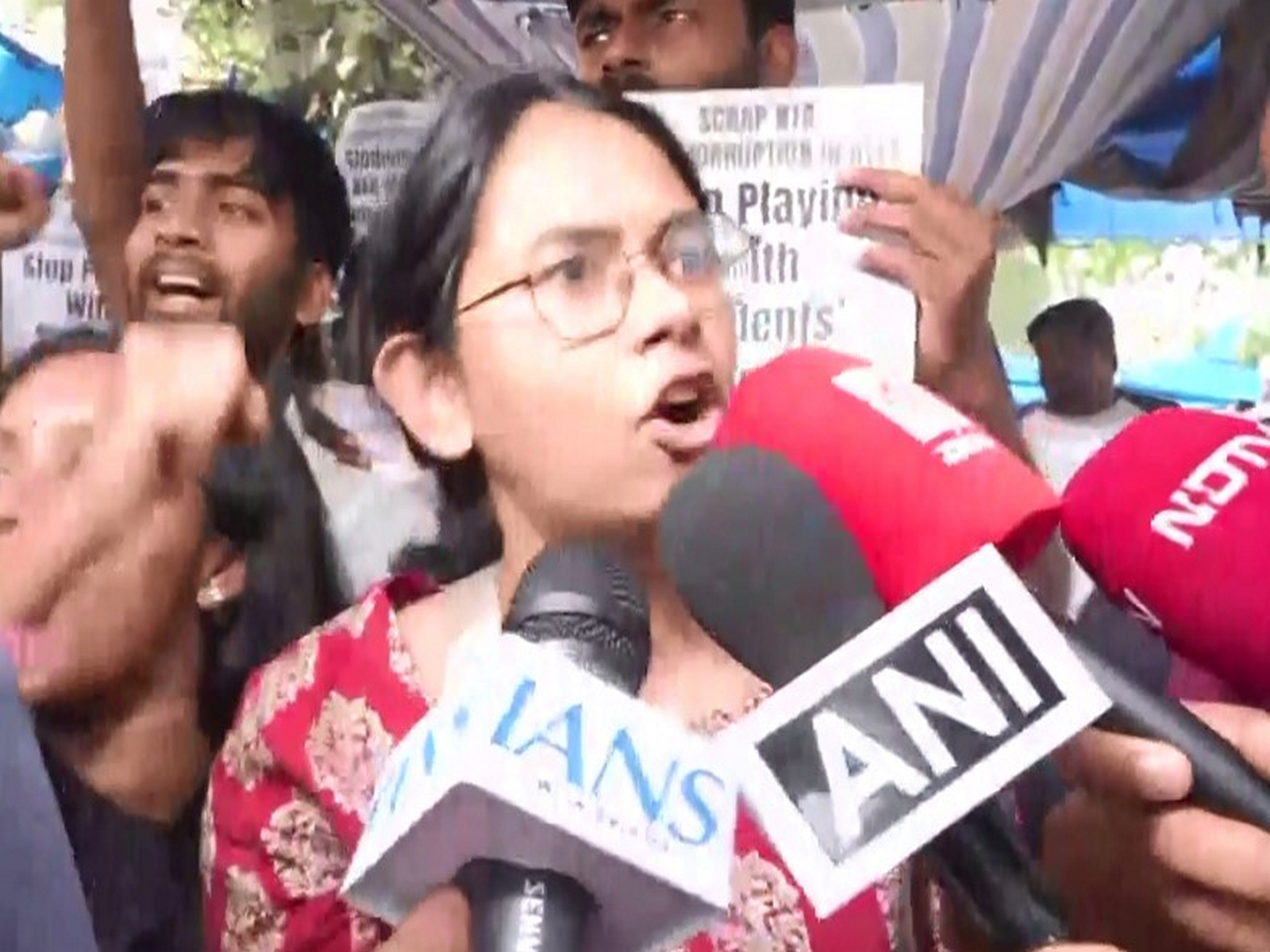 Former JNUSU president Aishe Ghosh (Photo/ANI)