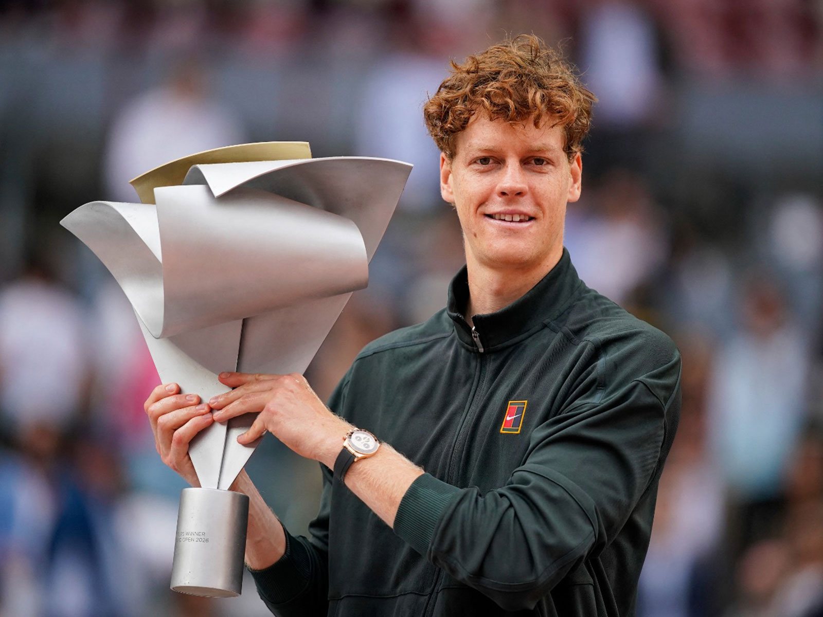 Jannik Sinner with Madrid Open 2026 title (File Photo/Reuters)