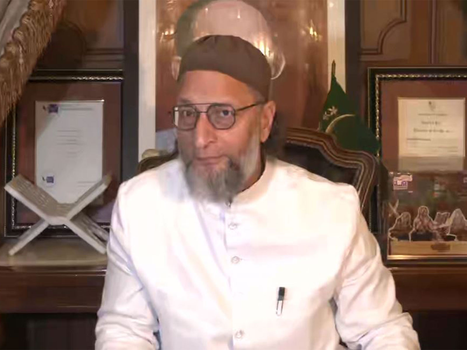 AIMIM chief and MP Asaduddin Owaisi (Photo/ANI)