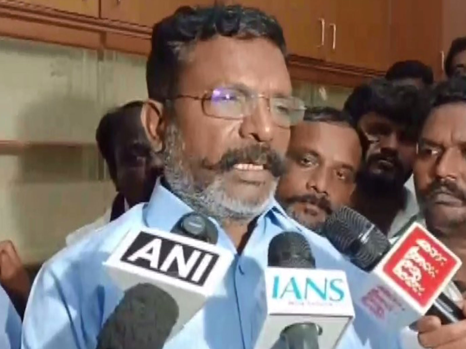 Viduthalai Chiruthaigal Katchi (VCK) president Thol Thirumavalavan (Photo/ANI)