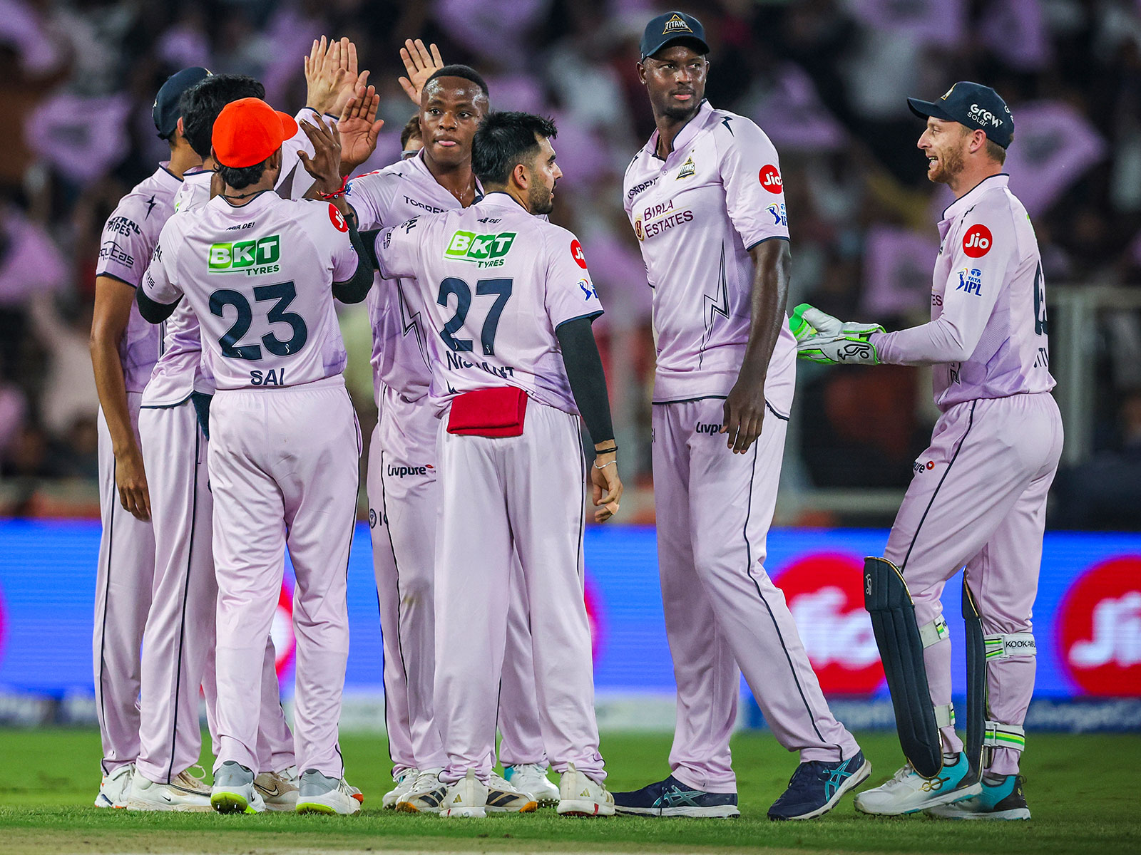 GT players during IPL 2026 match vs SRH (Photo: ANI)