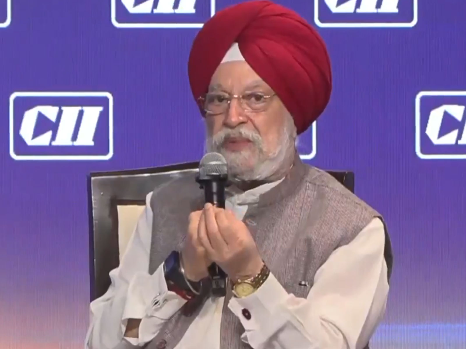 Union Petroleum and Natural Gas Minister Hardeep Singh Puri (Photo: ANI)
