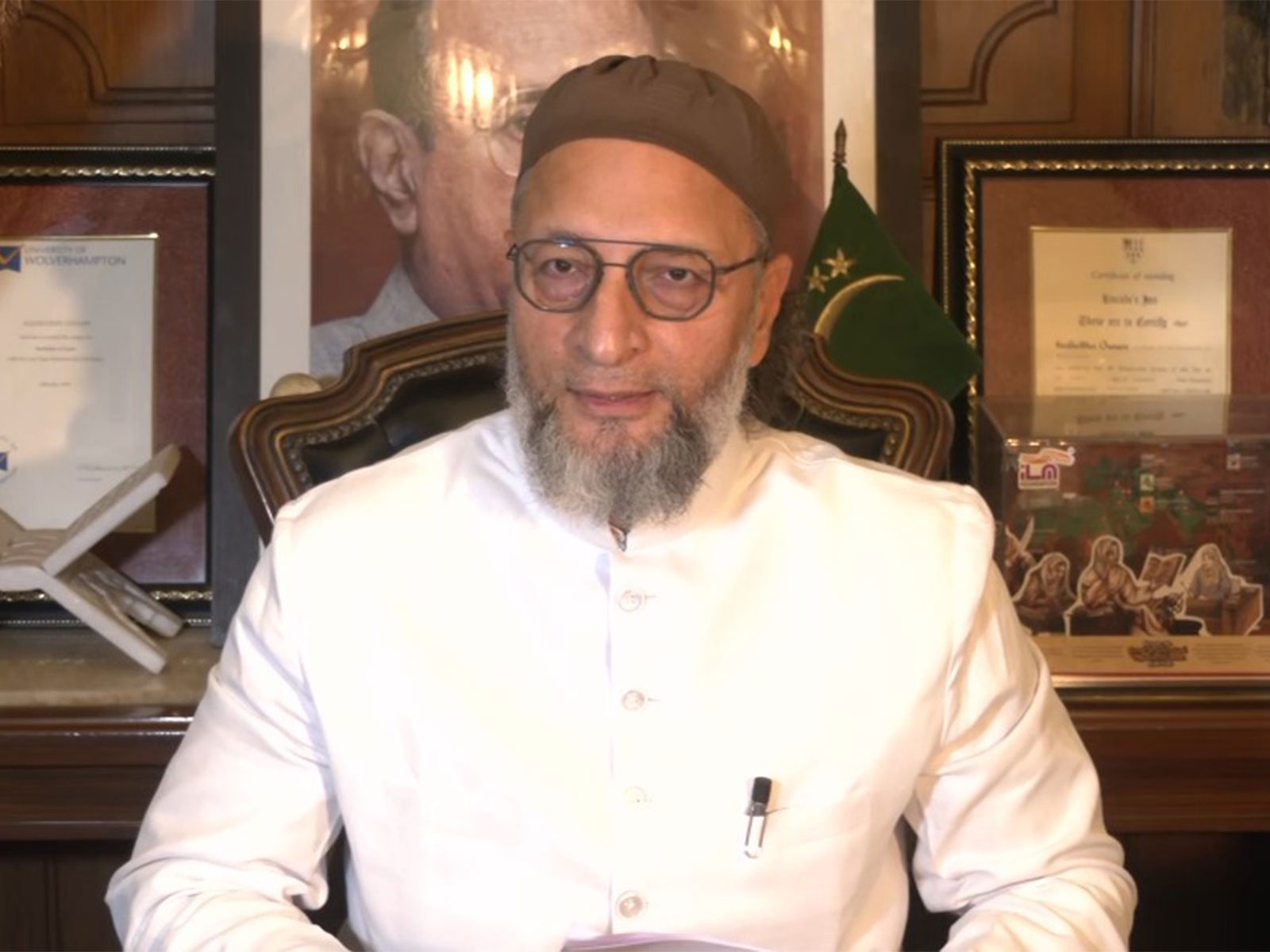 AIMIM President Asaduddin Owaisi (Photo/ANI) 