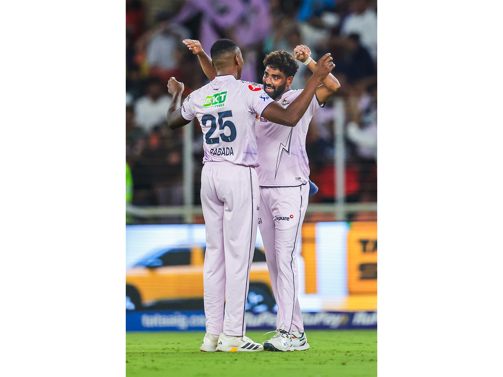 Mohammed Siraj and Kagiso Rabada. (Photo: ANI)