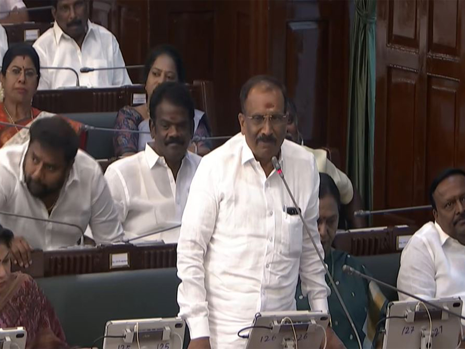 Tamil Nadu BJP MLA M Bhojarajan (Photo/Tamil Nadu Assembly's YouTube)