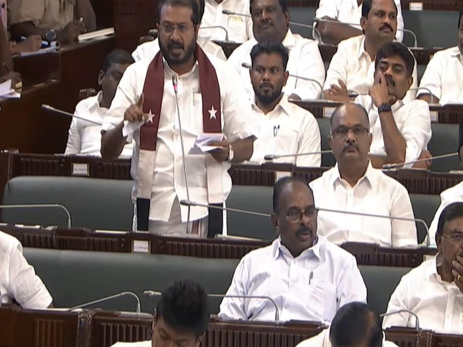MJK president and MLA Thamimun Ansari (Photo/Tamil Nadu Assembly's YouTube)