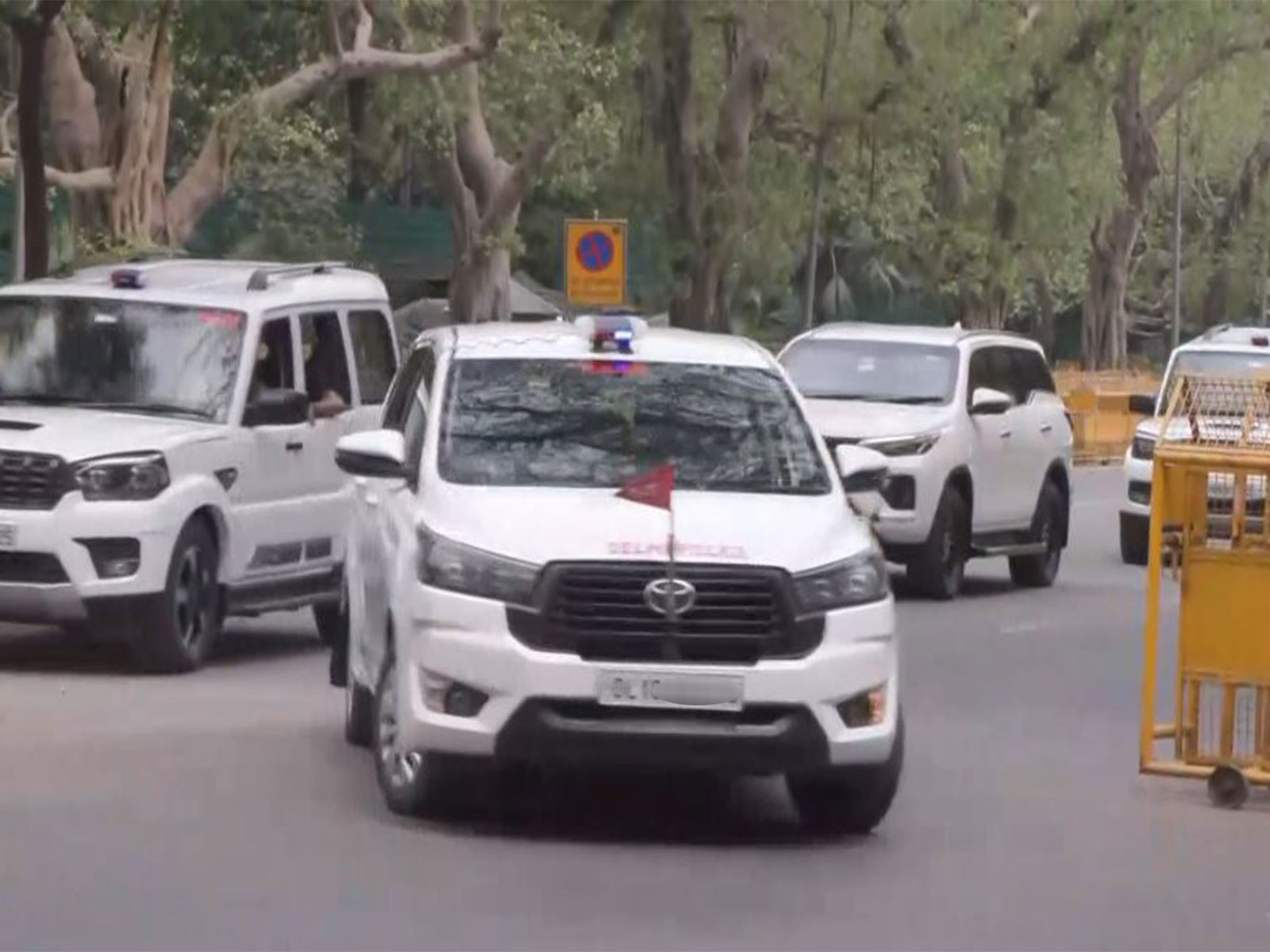 Reduction in convoy size of Union Home Minster Amit Shah (Photo/ANI)