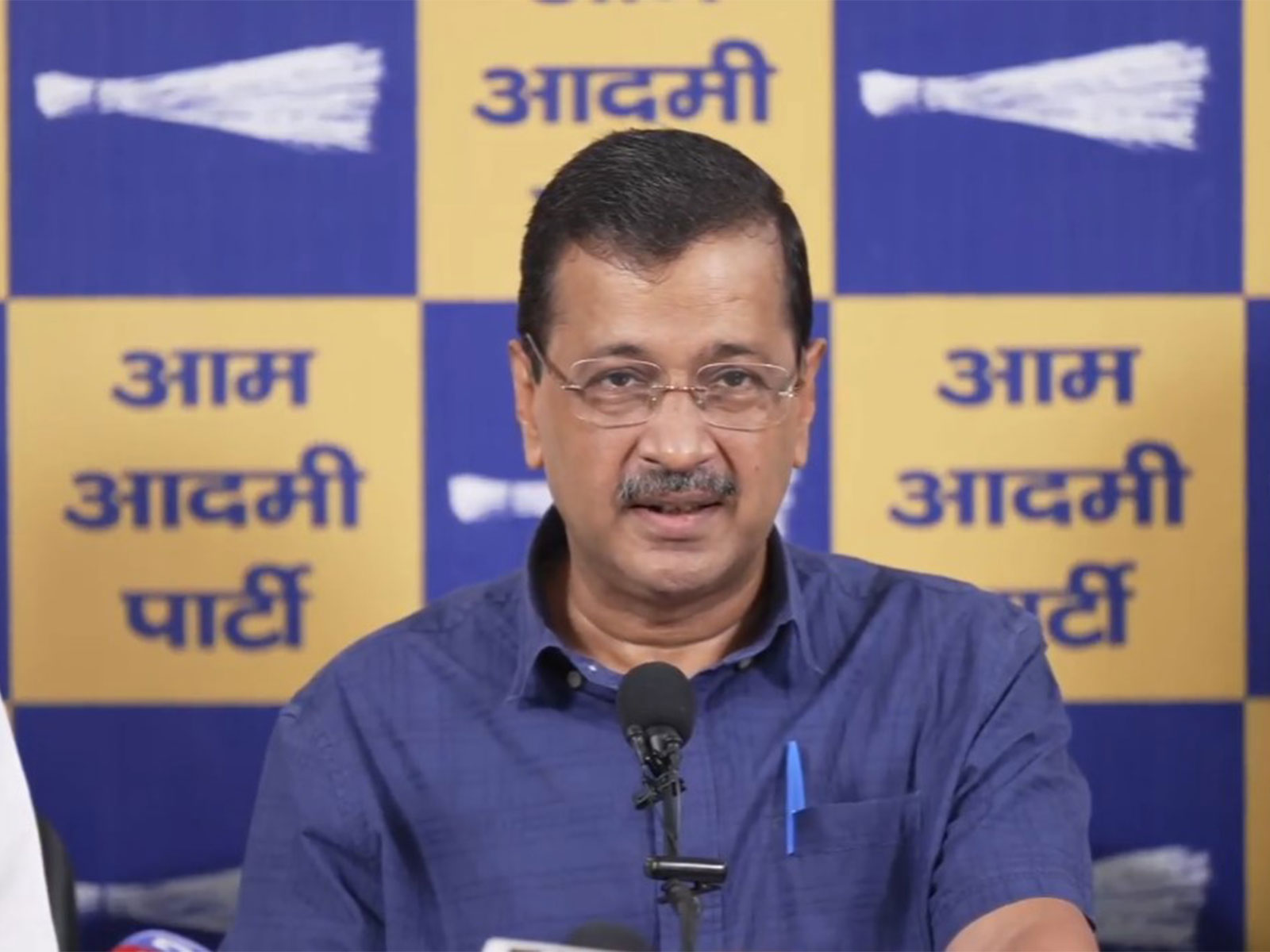  Aam Aadmi Party National Convenor Arvind Kejriwal (Photo/ANI)