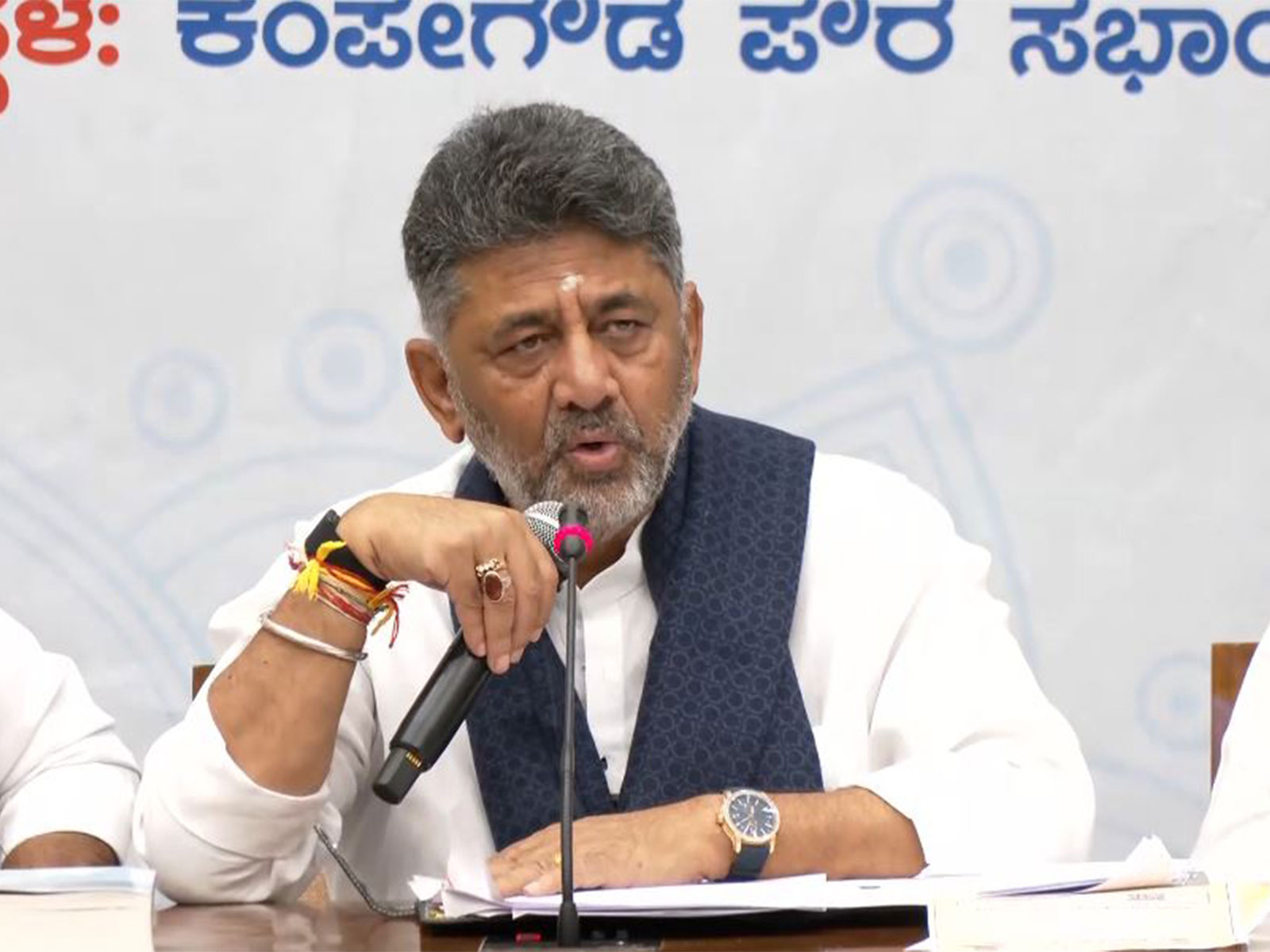 Karnataka Deputy Chief Minister DK Shivakumar (Photo/ANI)