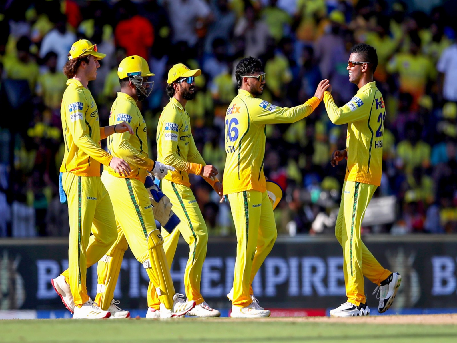  Chennai Super Kings players (Photo: ANI)