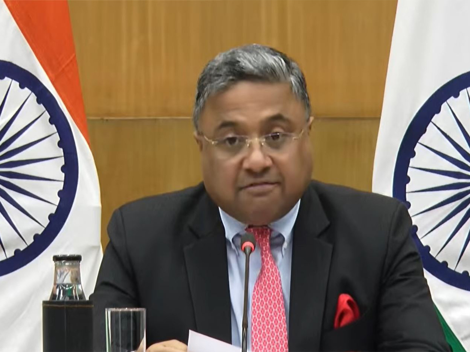 MEA Secretary (West) Sibi George (Photo/Youtube@MEAIndia)
