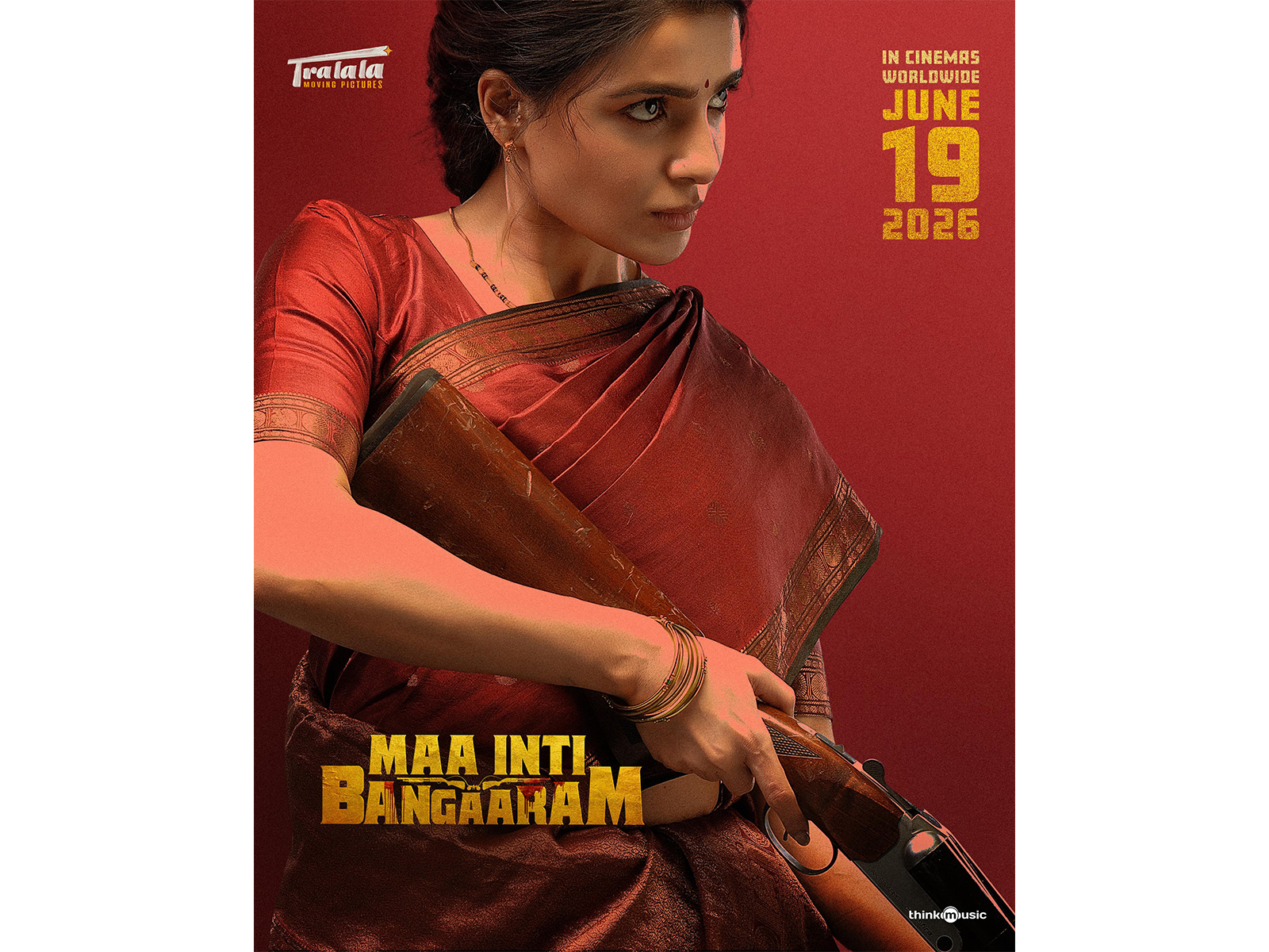 Maa Inti Bangaaram poster (Image source: Instagram@samantharuthprabhuoffl)