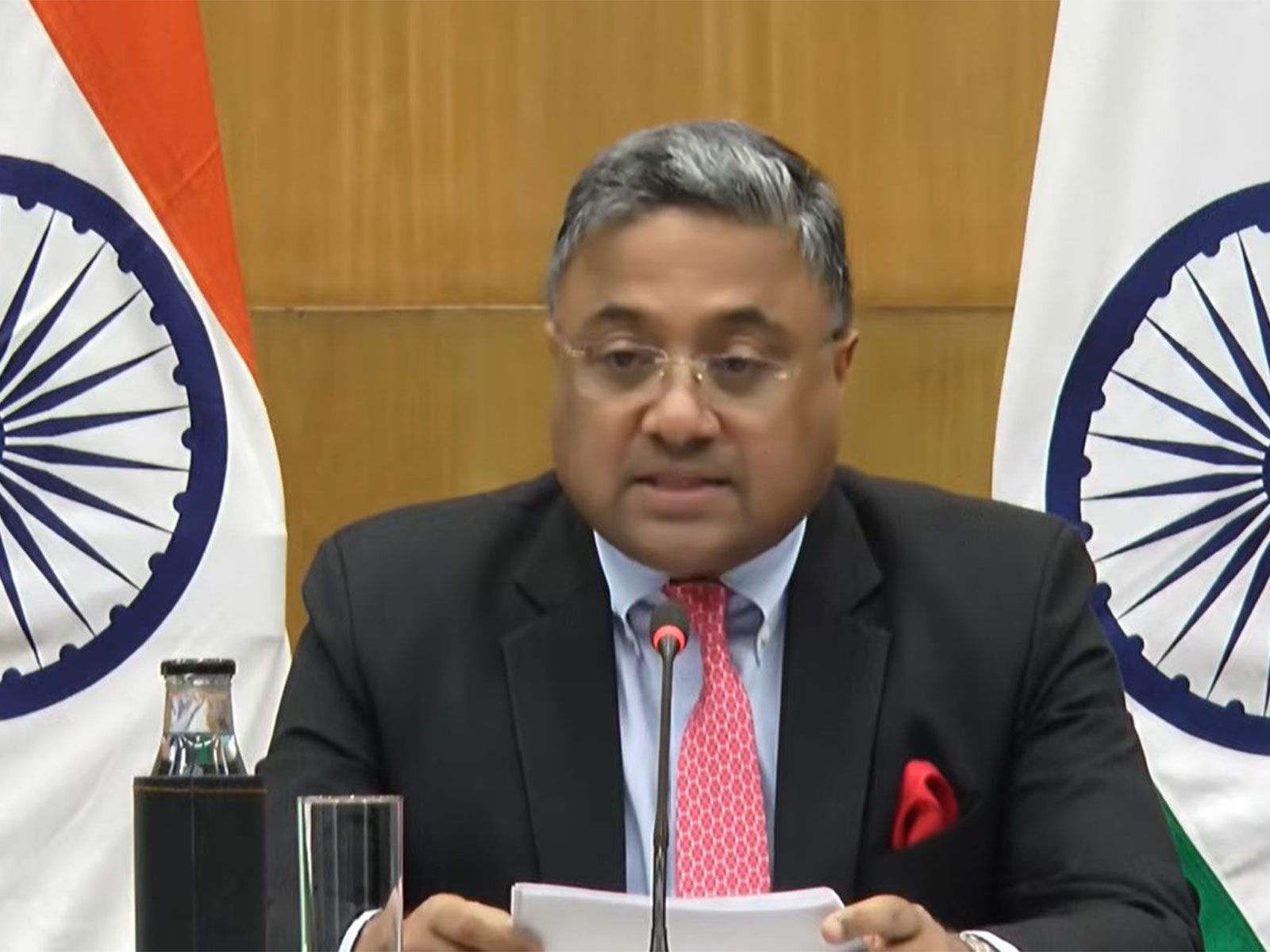 MEA Secretary (West) Sibi George (Photo/Youtube@MEAIndia)
