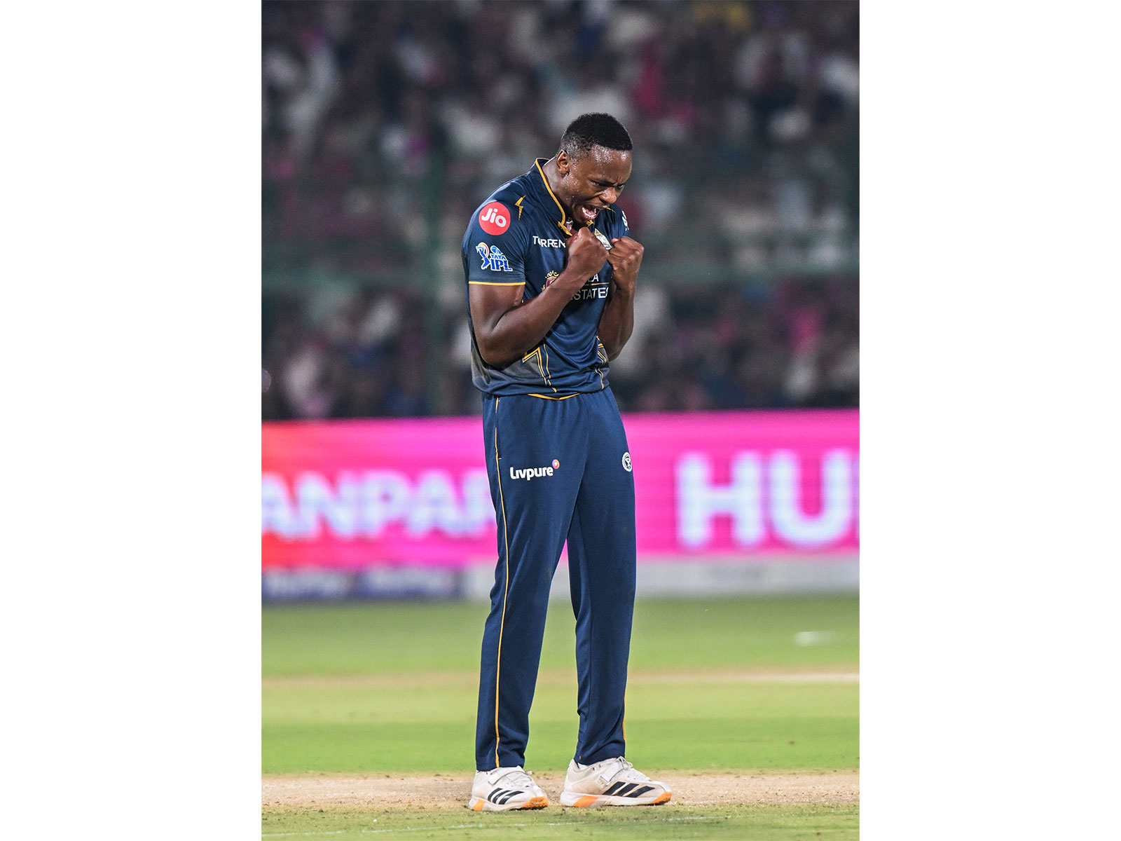 GT's Kagiso Rabada in action. (Photo/ANI)