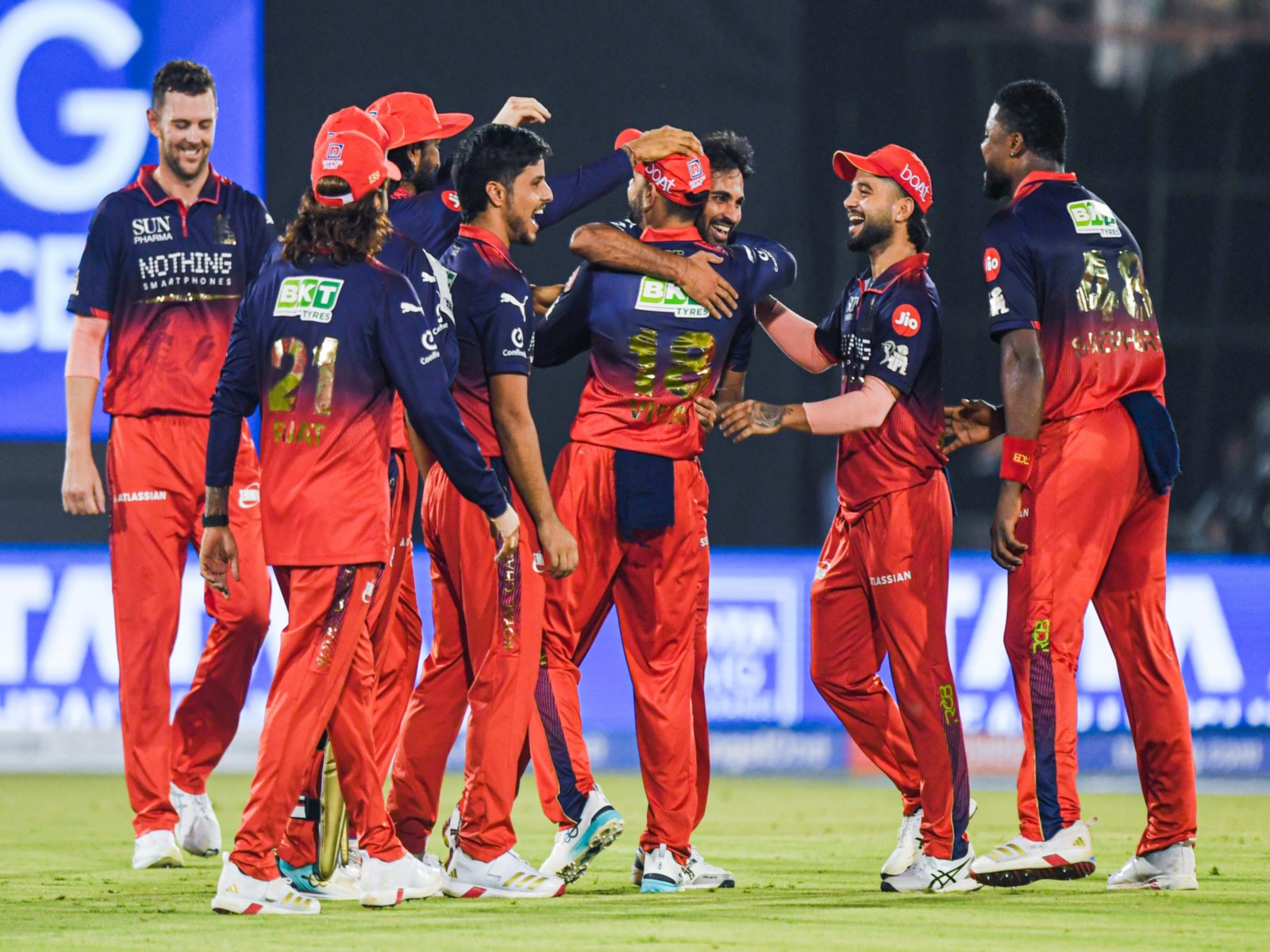 Royal Challengers Bengaluru players (Photo: ANI)