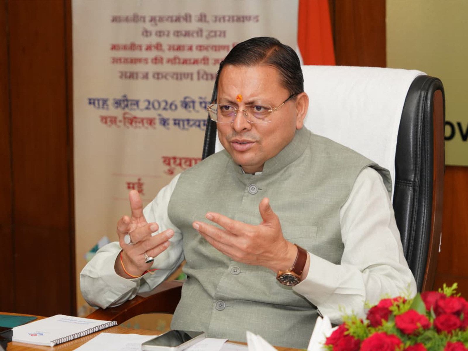  Uttarakhand Chief Minister Pushkar Singh Dhami (File Photo/ANI)