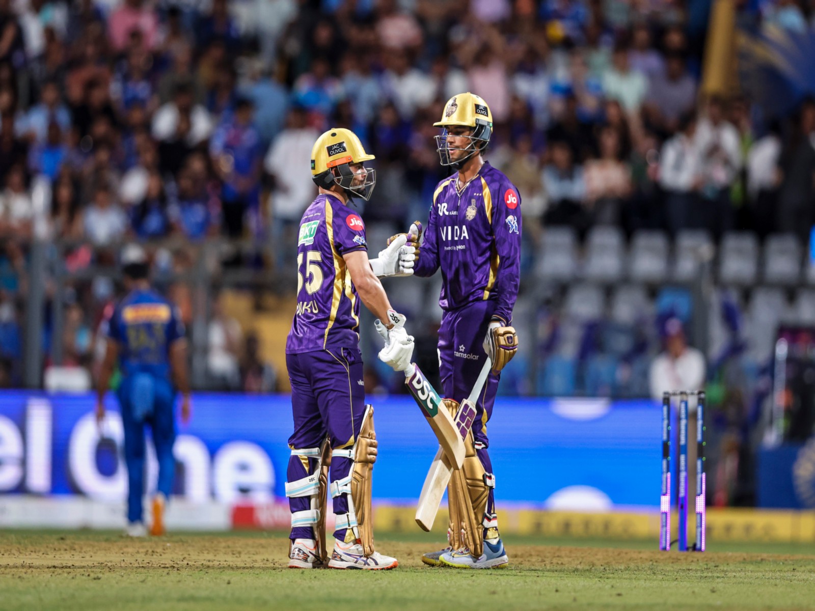Kolkata Knight Riders' Angkrish Raghuvanshi and Rinku Singh. (Photo/ANI)