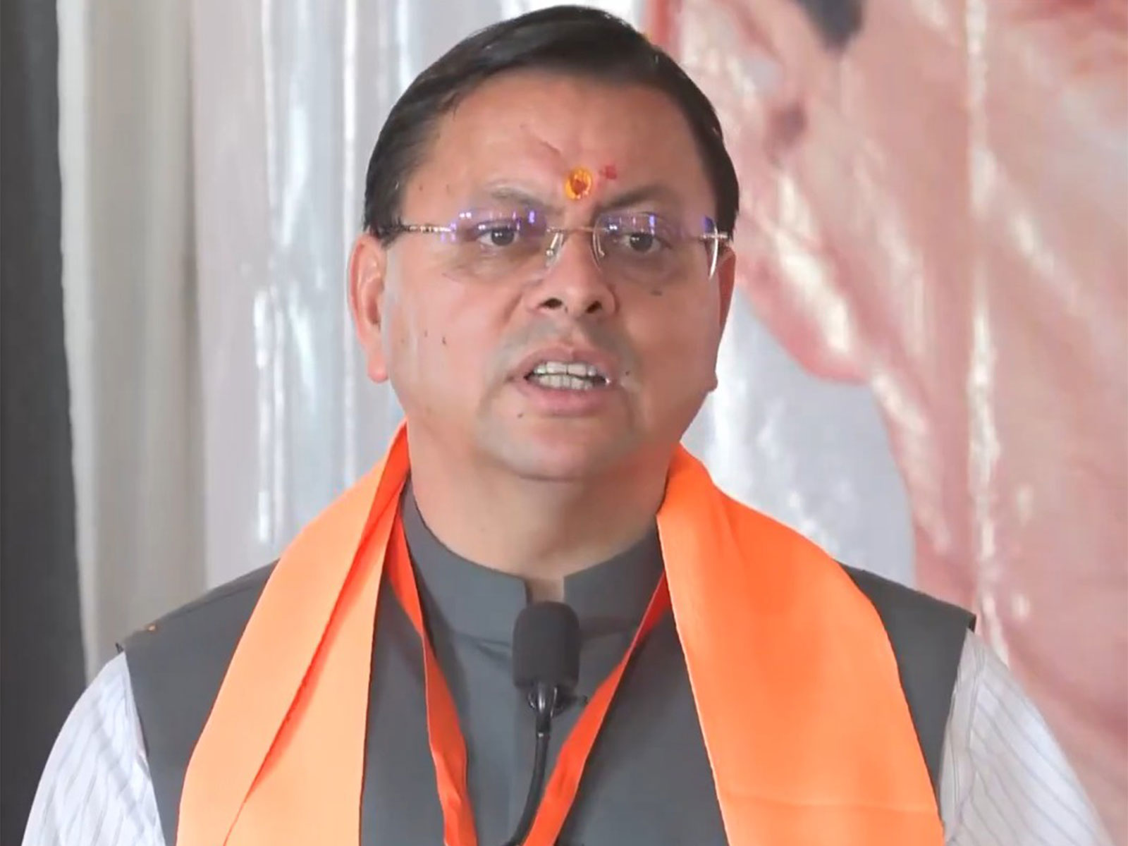  Uttarakhand Chief Minister Pushkar Singh Dhami (Photo/ANI)