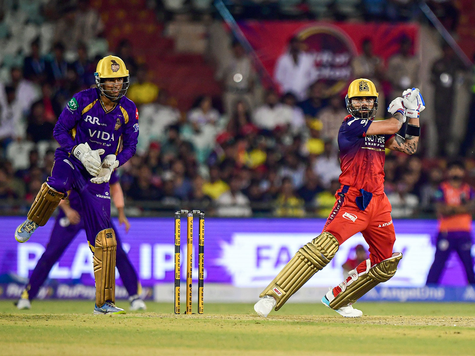 RCB's Virat Kohli in action (Photo: ANI)