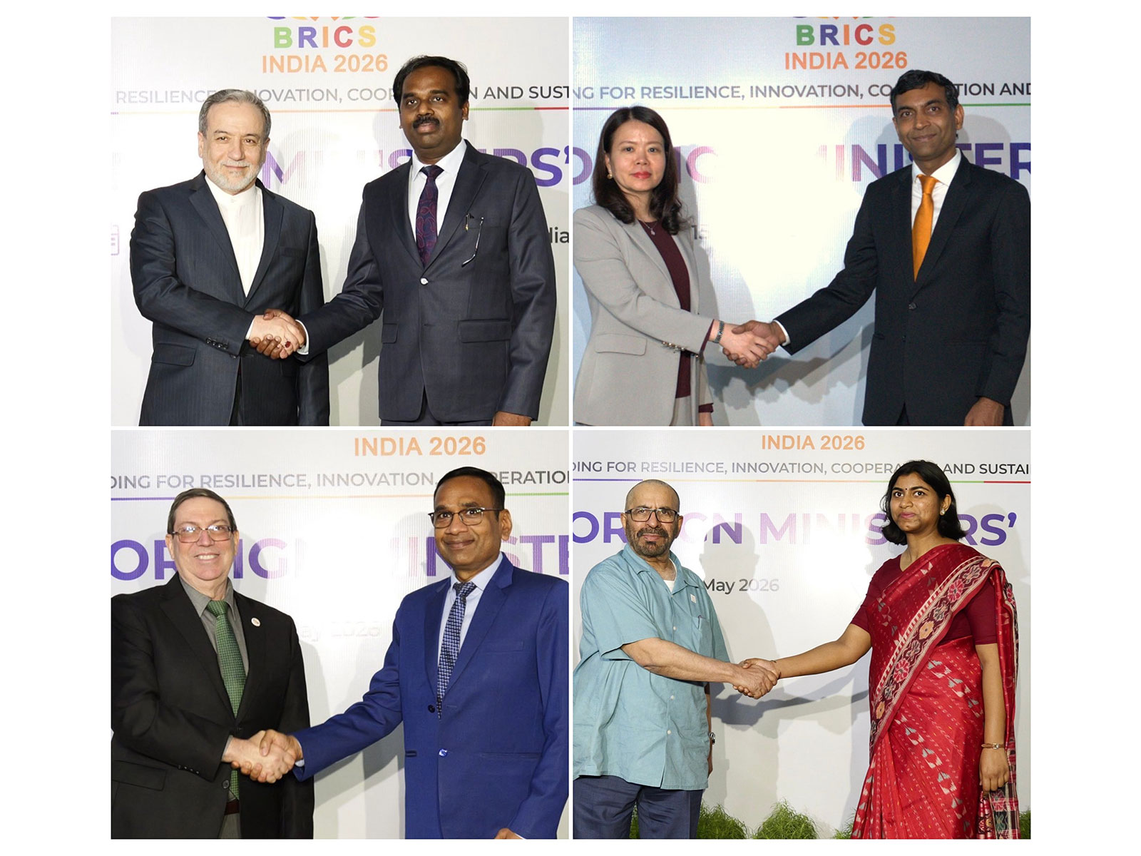 Global leaders arrive in India ahead of BRICS Foreign Ministers' Meet (Photos/X@MEAIndia)