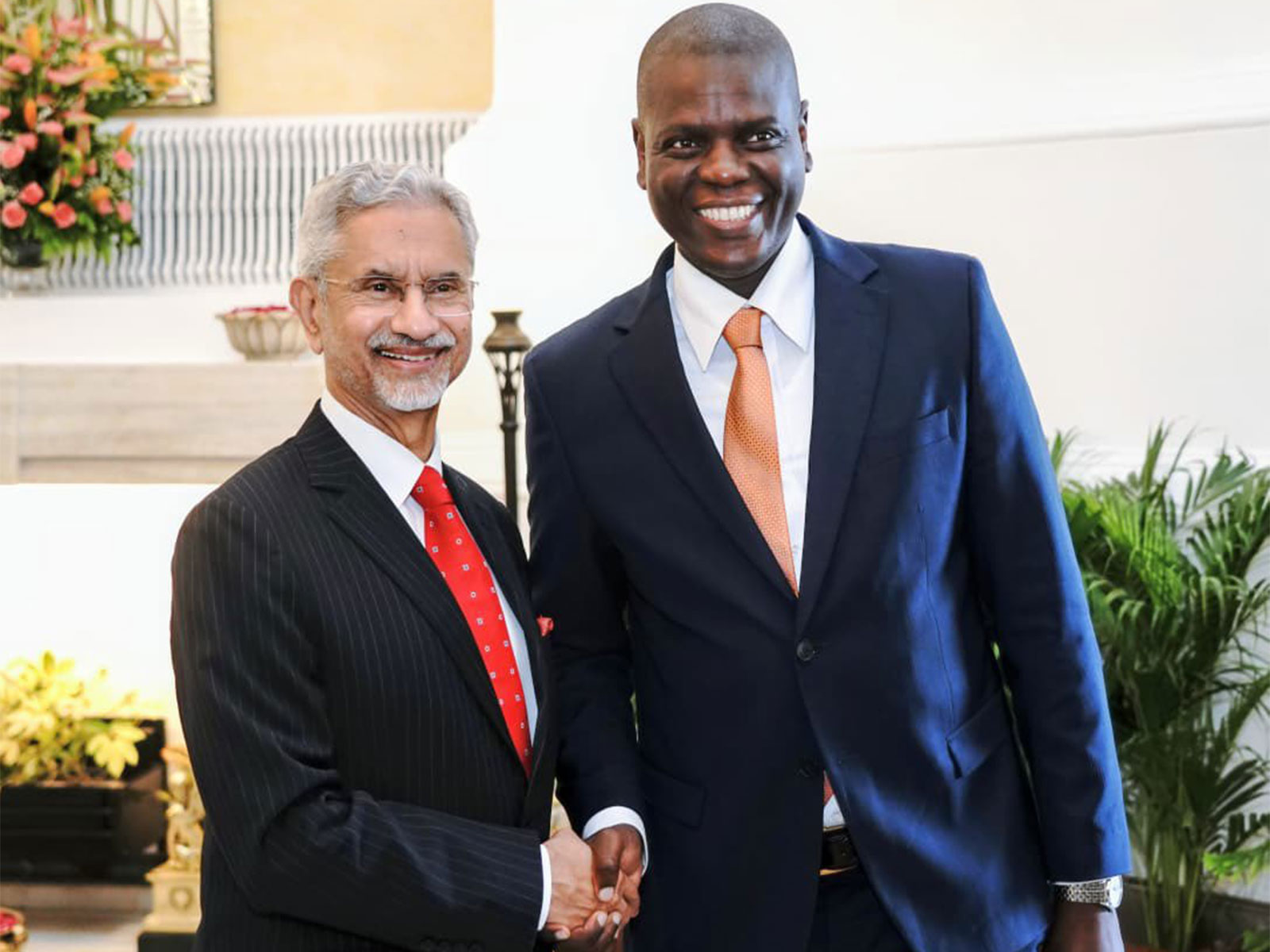 External Affairs Minister S Jaishankar and South Africa's Minister of International Relations and Cooperation Ronald Lamola (Photo: X@DrSJaishankar)