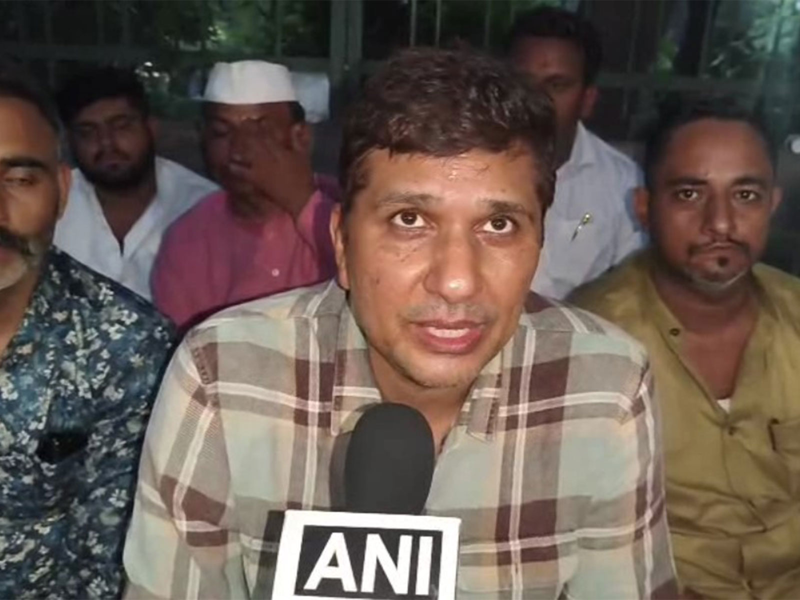 AAP President Saurabh Bhardwaj stage protest for Janakpuri rape case (Photo/ANI) 