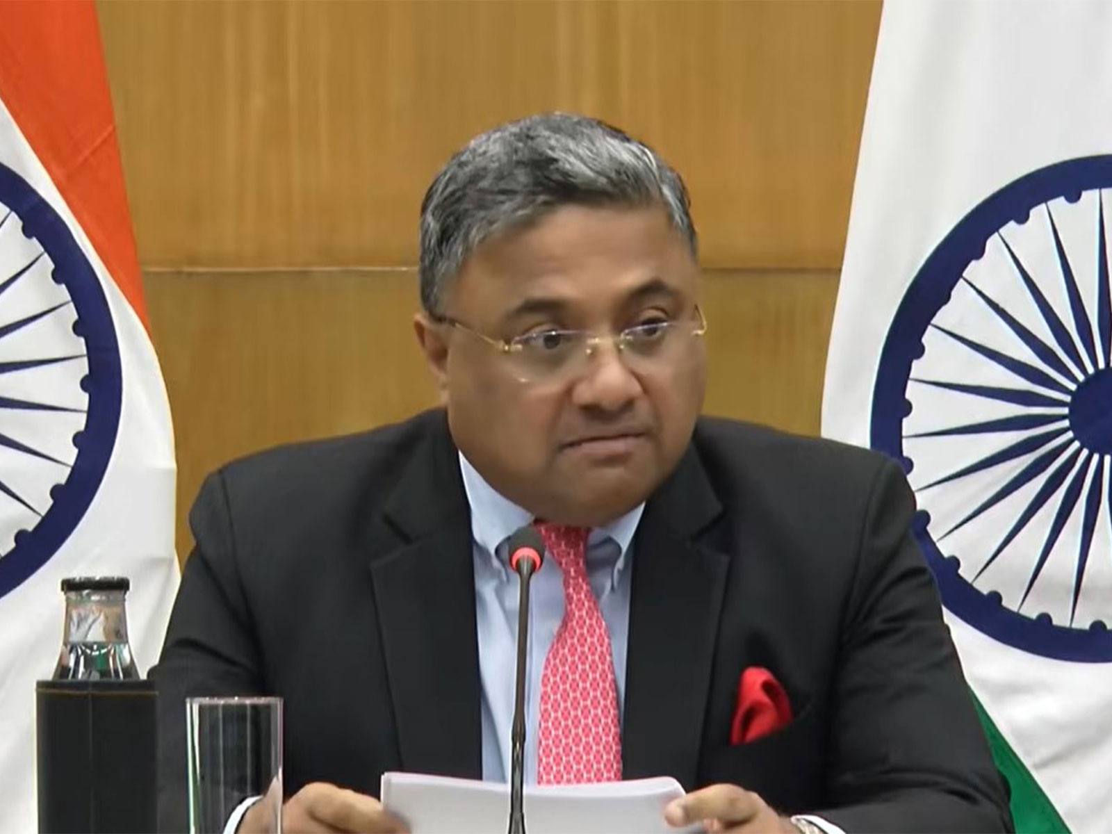 MEA Secretary (West) Sibi George (Photo/Youtube@MEAIndia)