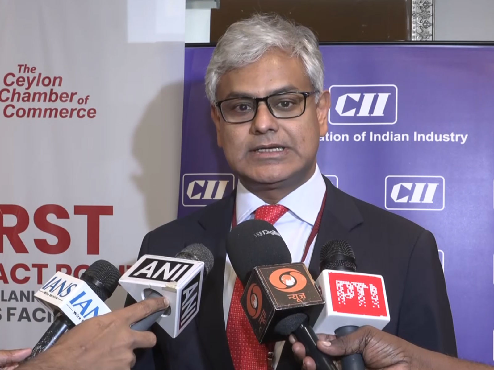 Krishan Balendra, Chairperson, Ceylon Chamber of Commerce (Photo/ANI)