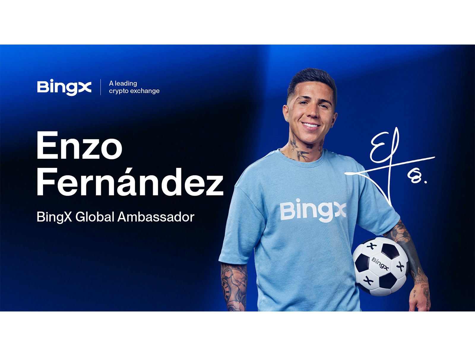 BingX Names World Champion Enzo Fernandez as Global Ambassador Ahead of 2026 FIFA World Cup