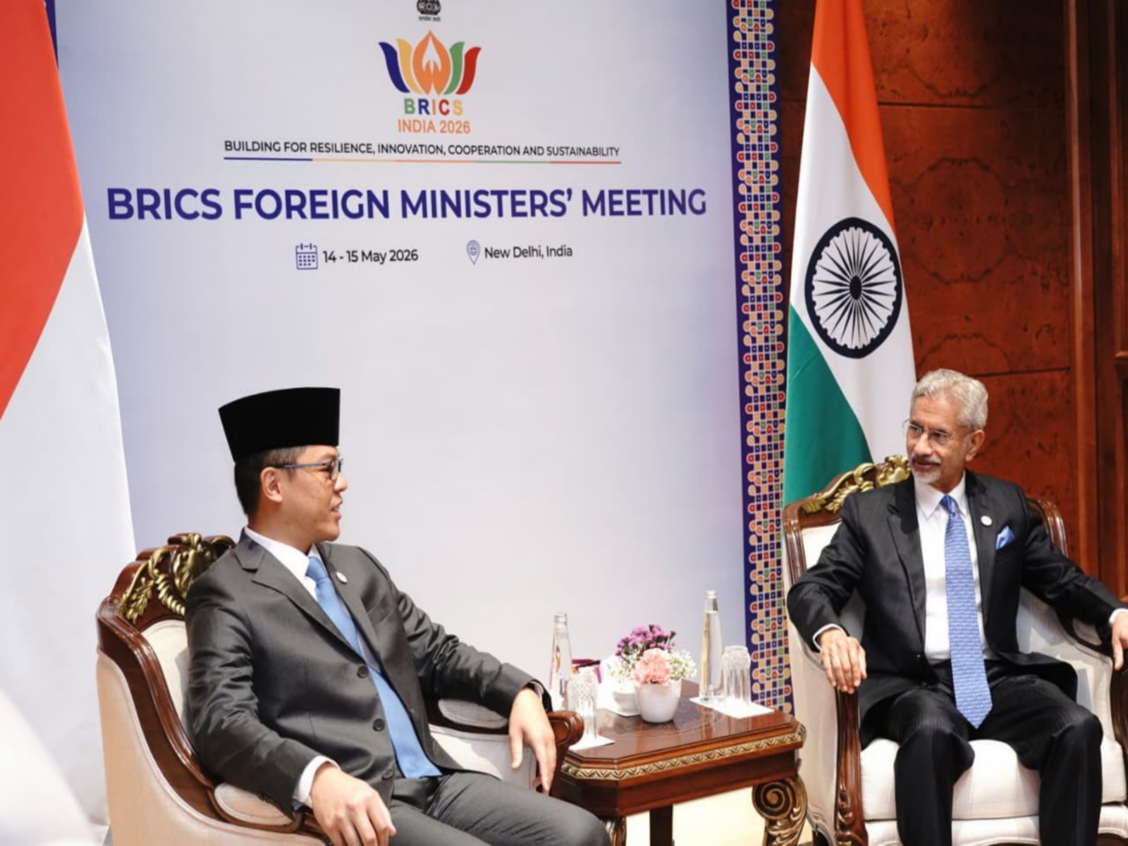 EAM meets Indonesian counterpart, reviews progress under Comprehensive Strategic Partnership, ASEAN framework (Photo/MEAIndia)