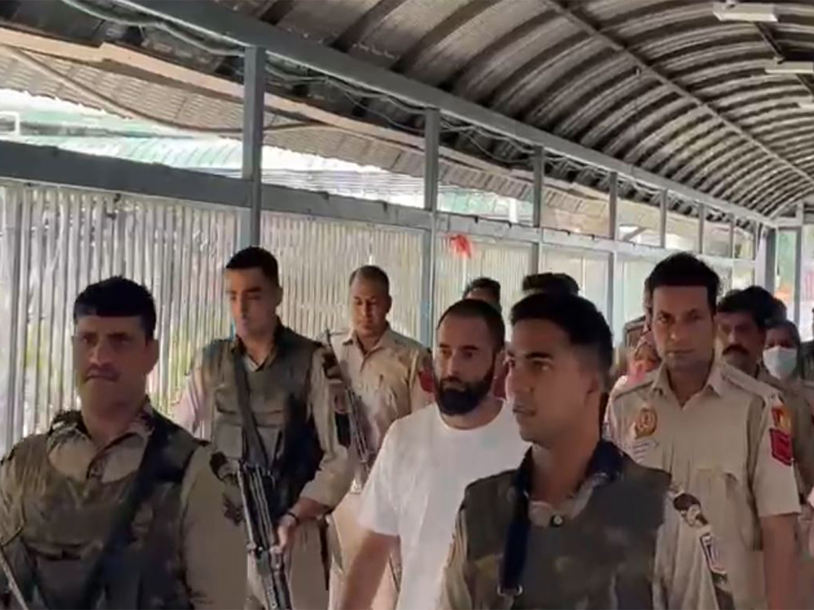 One of the alleged accused in Delhi Blast case at the Court (Photo/ANI)