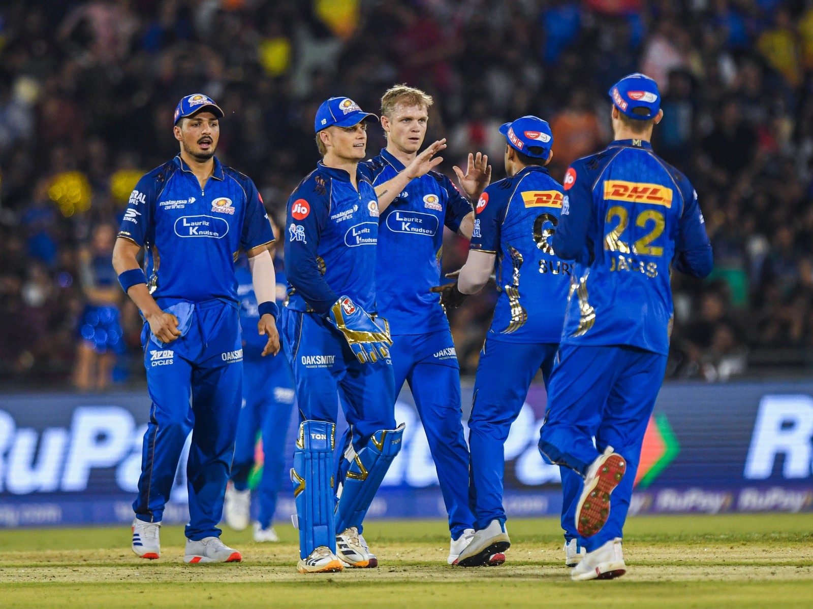 Mumbai Indians. (Photo: ANI)