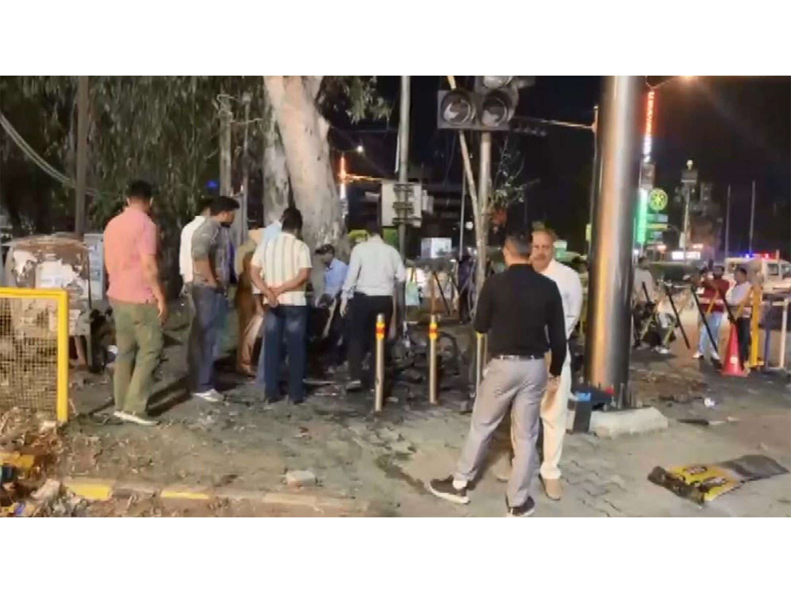 Visuals from the site of the blast (File Photo/ANI)