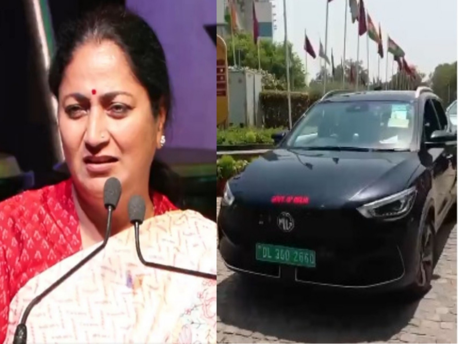 Delhi CM Rekha Gupta trims convoy by 60% after PM Modi's appeal (Photo/ANI)