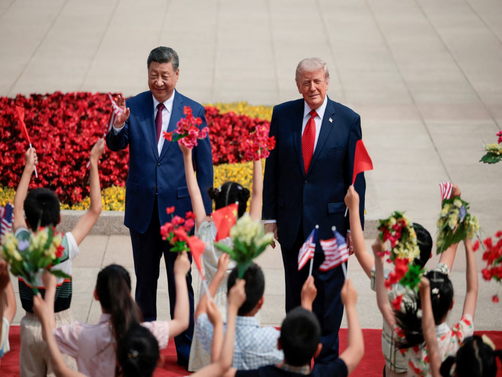 Chinese President Xi Jinping (left) with US President Donald Trump (Photo/Reuters)