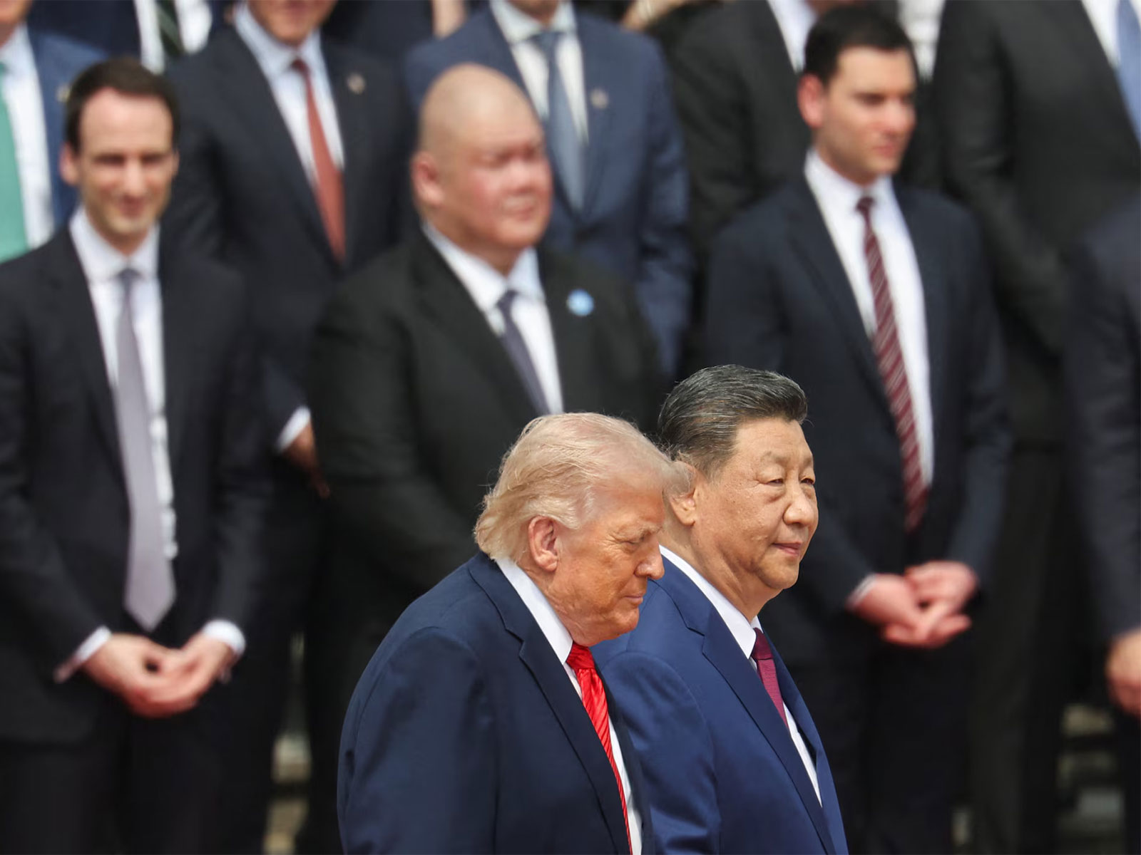 US President Donald Trump with Chinese President Xi Jinping. (Photo/Reuters)
