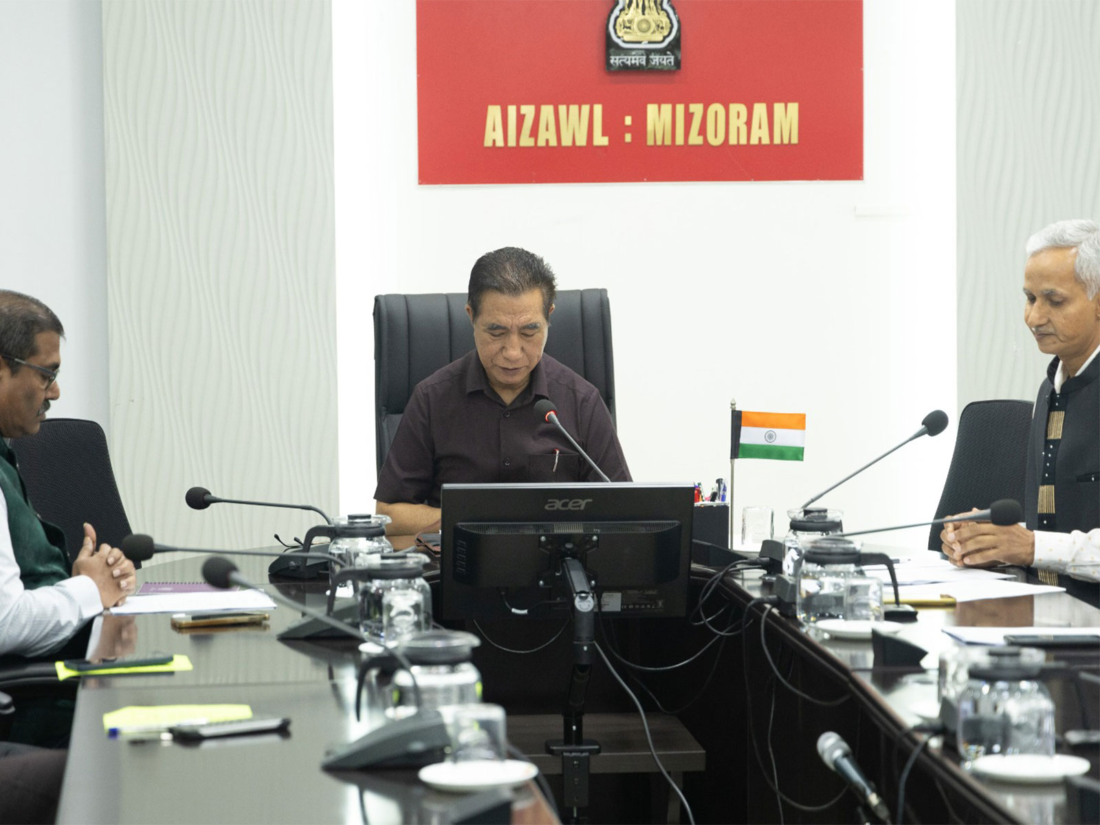 Mizoram CM launches Quarters Allotment Management System (QAMS) and House Online Reservation System (Photo/Arunachal CMO) 