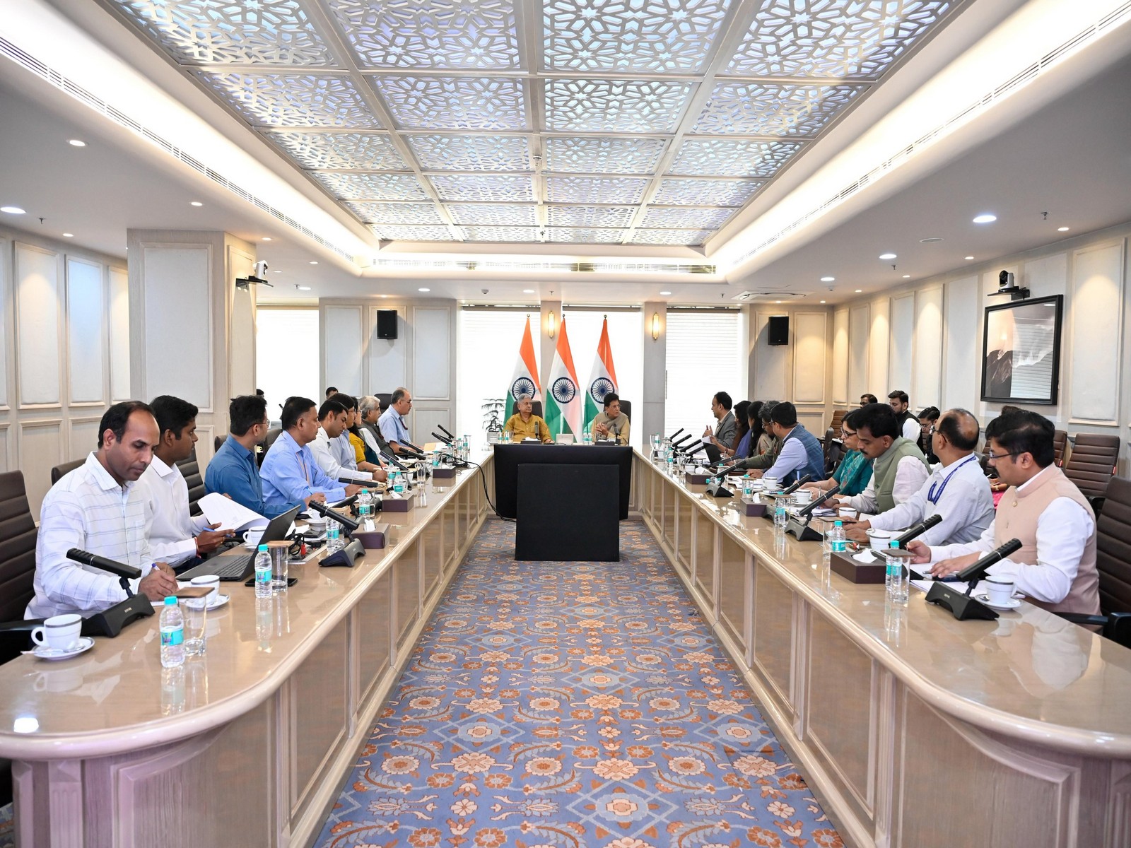 Govt discusses measures to boost fisheries exports, improve incomes of fisherfolk (Photo-X/@piyushgoyal)