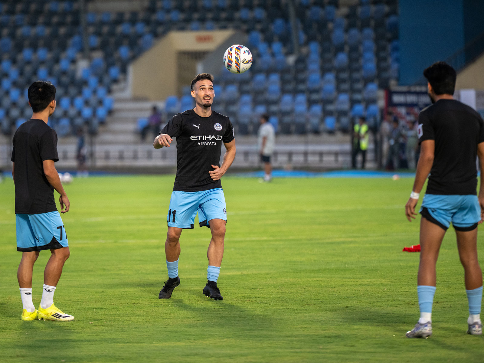Mumbai City FC players  (Photo: AIFF Media)