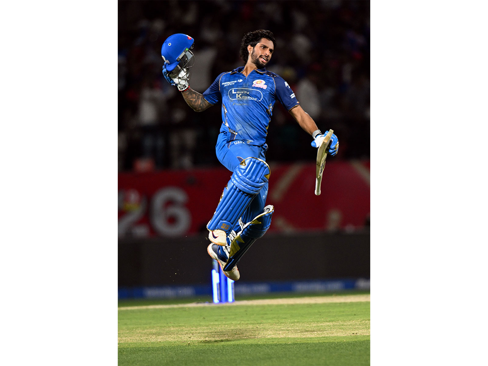 Mumbai Indians' Tilak Varma. (Photo/ANI)