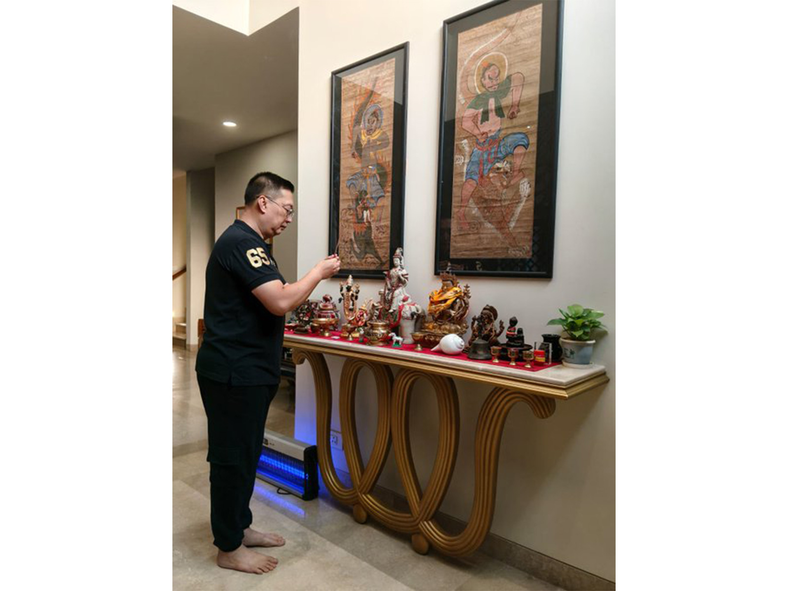 Simon Wong, the High Commissioner of Singapore to India, expressing condolences over UP storm deaths ((Photo/X/@SGinIndia)