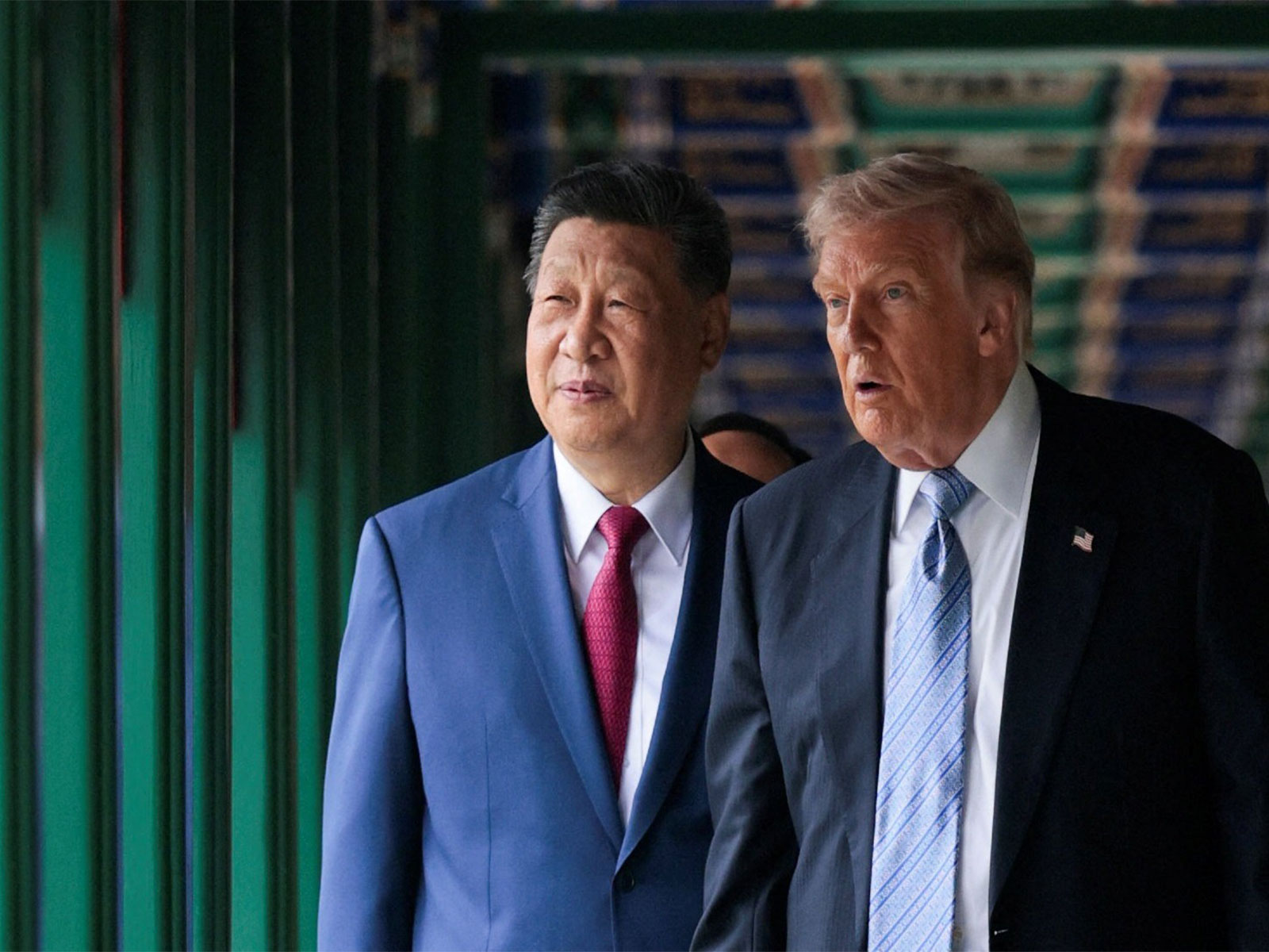 US President Donald Trump with Chinese President Xi Jinping (Photo/Reuters)