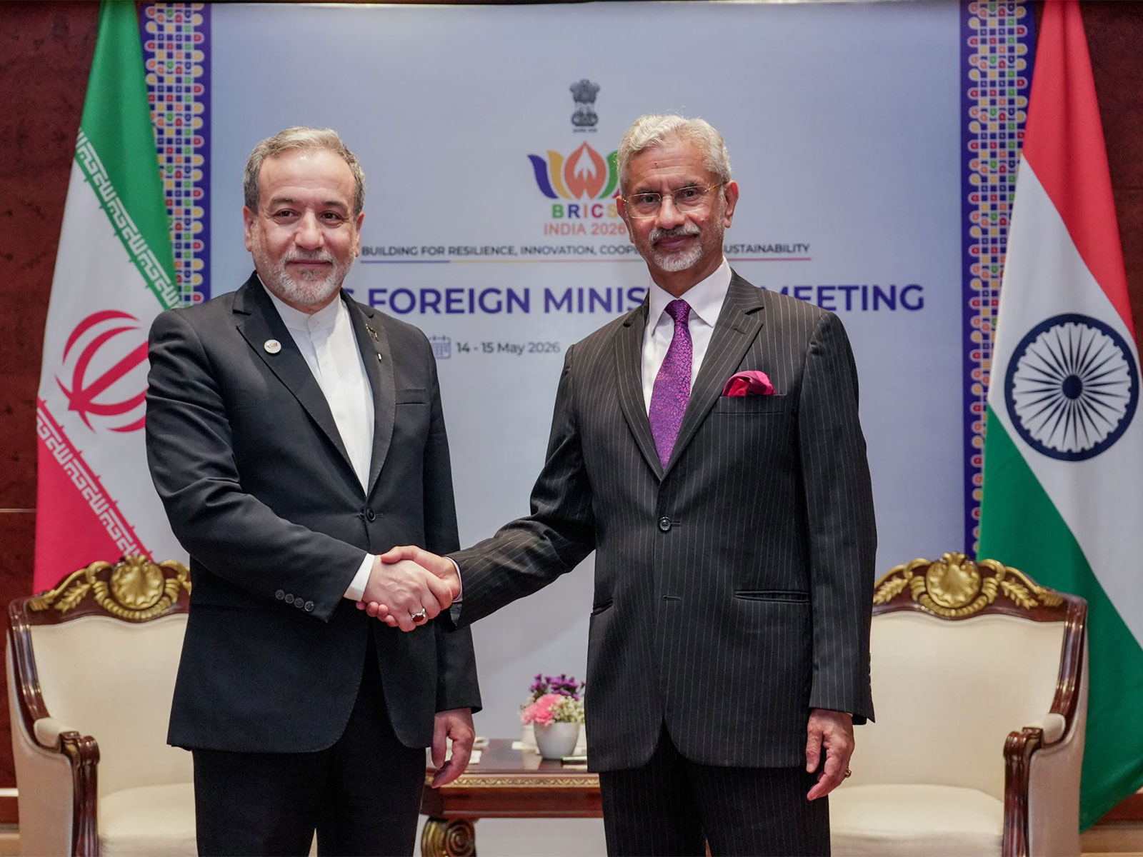 EAM Jaishankar in bilateral meet with Iran FM Araghchi on sidelines of BRICS, New Delhi (Photo/X/@DrSJaishankar)