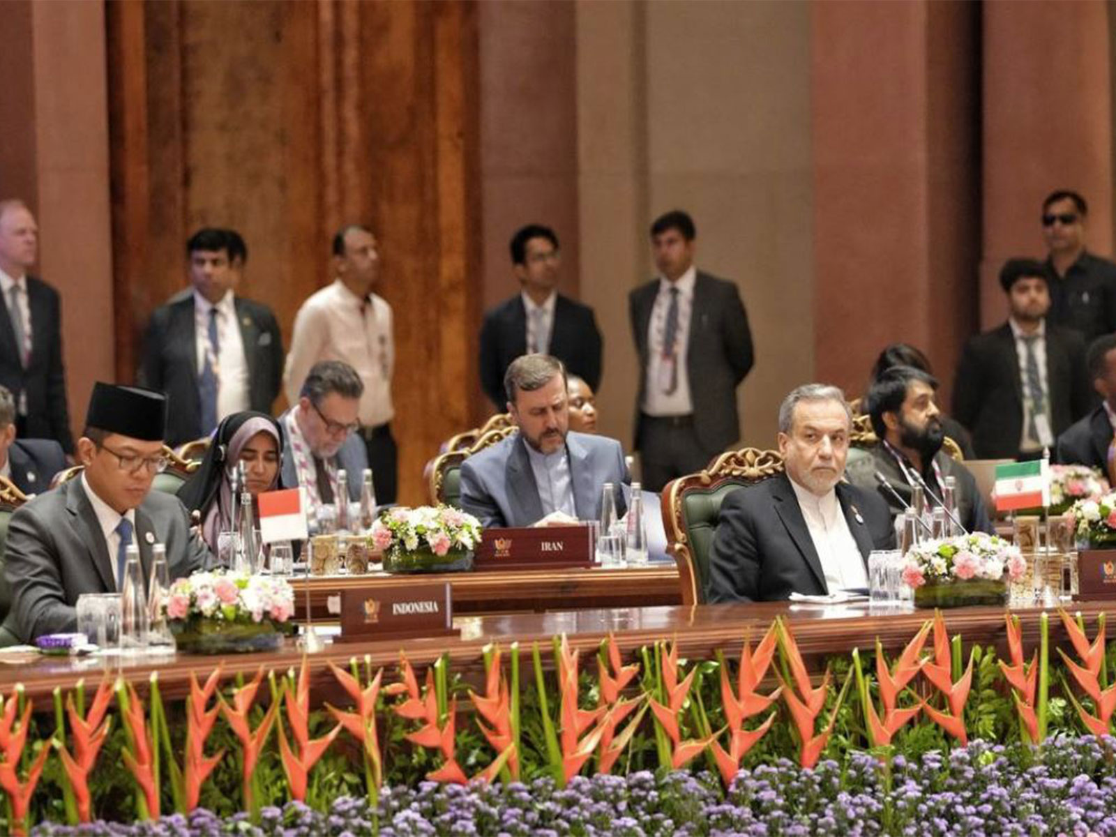 Iranian Foriegn Minister Seyyed Abbas Araghchi  at the BRICS meet (Photo/@Iran_in_India)