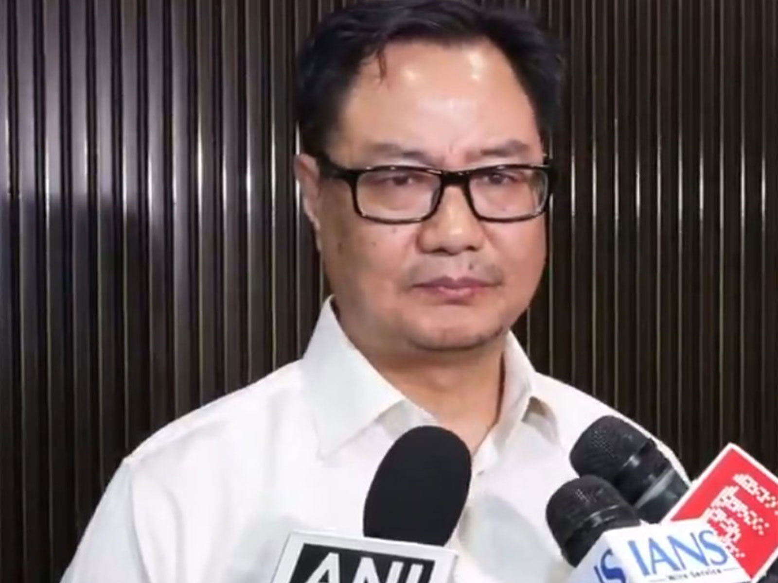  Union Parliamentary Affairs Minister Kiren Rijiju (Photo/ANI)