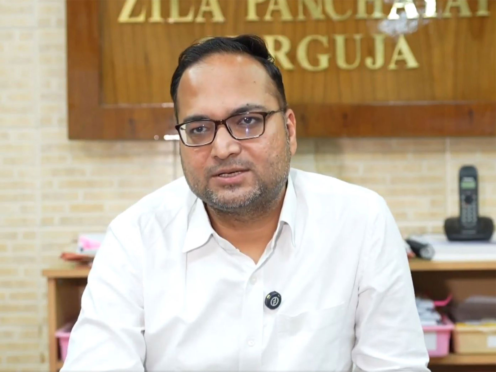 Surguja Zila Panchayat CEO Vinay Kumar Agrawal (Photo/ANI)