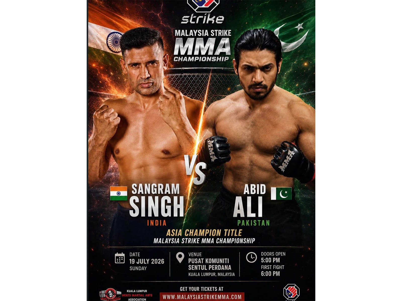 Sangram Singh will face Pakistan's Abid Ali (Photo: Instagram/sangramsingh_wrestler)