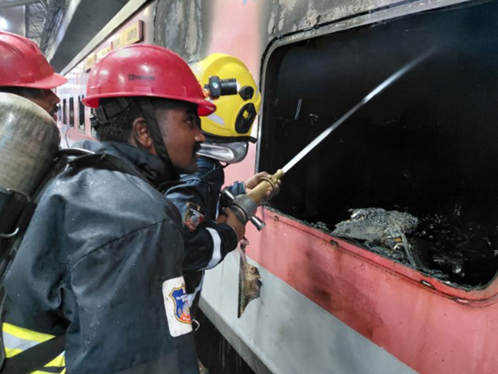 Visuals from the scene (Photo/Hyderabad District Fire Officer PRO)
