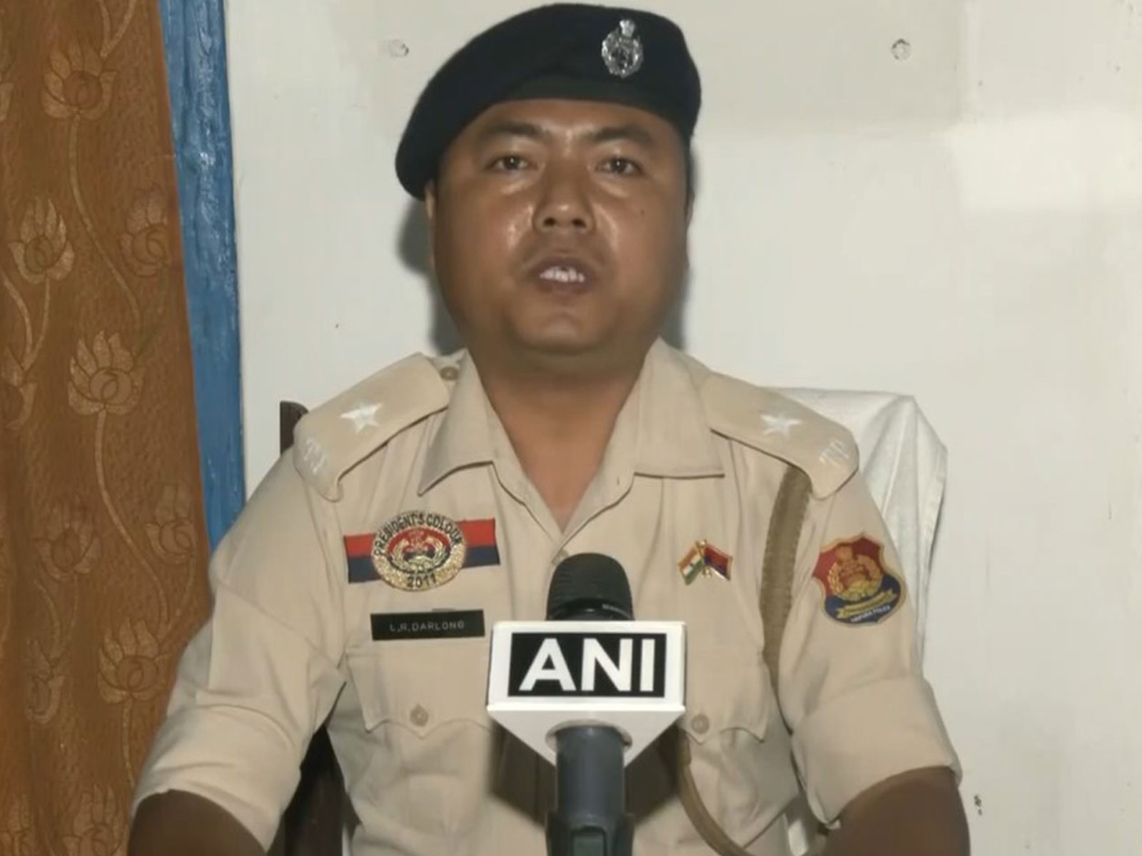 Officer-in-Charge of Vanghmun Police Station, Lalrinpuia Darlong (Photo/ANI)