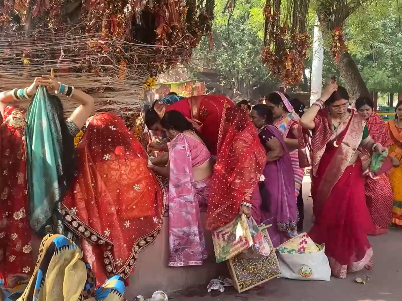 Married women celebrating Vat Savitri Vrat (Photo/ANI)